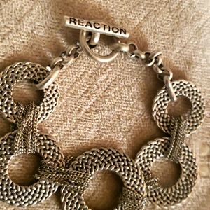 Reaction Silver Bracelet